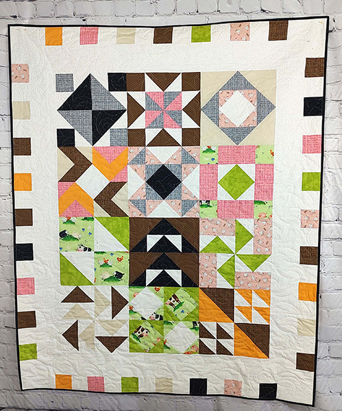 The Pasture Sampler Quilt Pattern BL2-236 - Paper Pattern Online