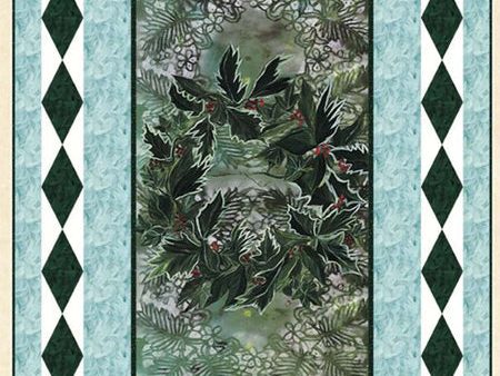 Winter Garden Wreath Quilt Pattern HHQ-7476w  - Wholesale Product Fashion