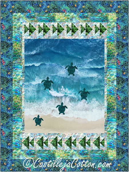 Turtles to the Ocean Quilt Pattern CJC-53611w  - Wholesale Product Online Sale