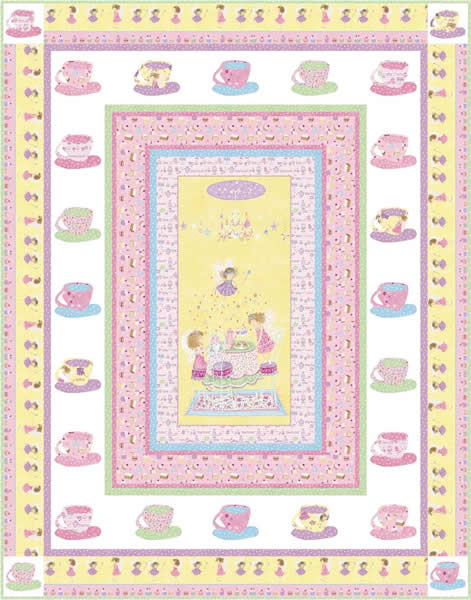 Tea Party Quilt Pattern PC-112w  - Wholesale Product Supply