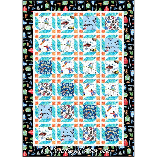 Winter Games Quilt Pattern CJC-59351 - Paper Pattern Online Sale