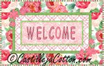 Welcome with Flowers Quilt Pattern CJC-410914w  - Wholesale Product Online now