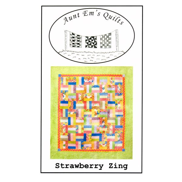 Strawberry Zing Quilt Pattern AEQ-16w  - Wholesale Product For Sale