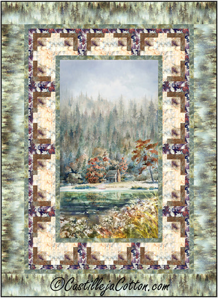 Woodland Cabin Quilt Pattern CJC-54861w  - Wholesale Product Sale