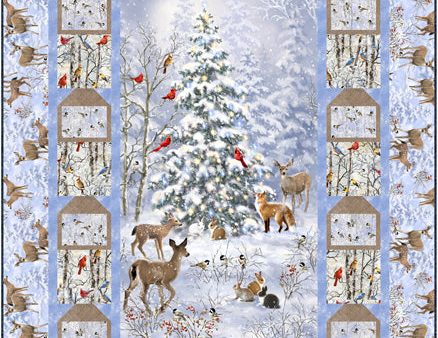 Winter Birds and Animals Quilt Pattern CJC-55301w  - Wholesale Product Online