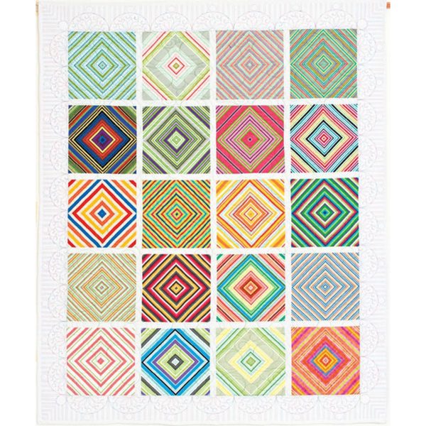 Uptown Stripes Quilt Pattern NJD-114w  - Wholesale Product For Cheap