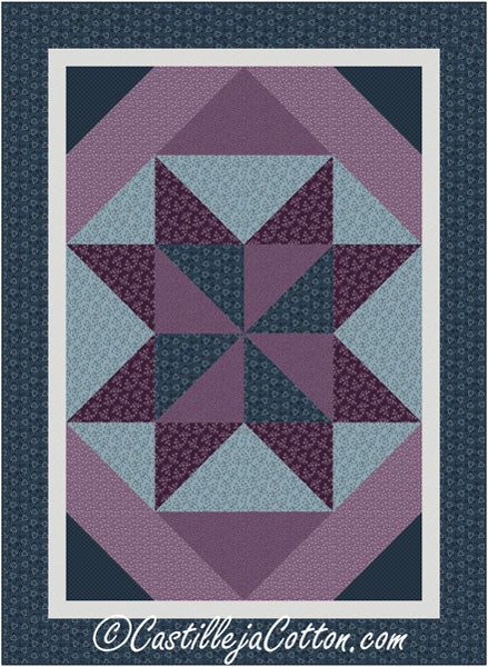 Twirling Star Quilt Pattern CJC-58831 - Paper Pattern Sale