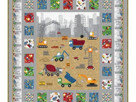 The Big Dig Quilt Pattern GQ-111w  - Wholesale Product Supply