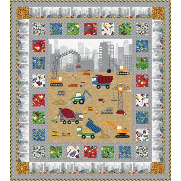 The Big Dig Quilt Pattern GQ-111w  - Wholesale Product Supply