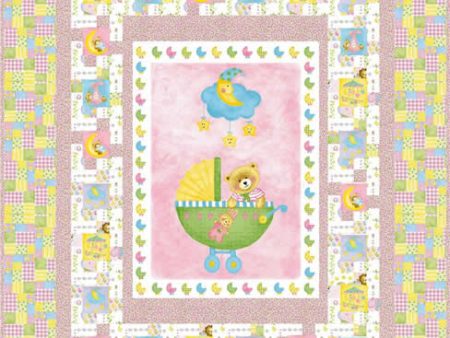 Teddy Bear Twist Quilt Pattern LOB-130w  - Wholesale Product Cheap