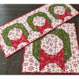 Christmas Wreath Table Runner Table Topper Quilt Pattern CCQ-063 - Paper Pattern Online Sale