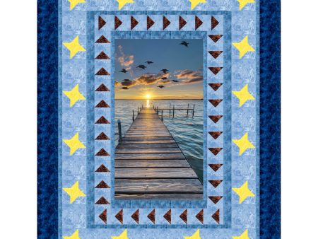 Sunset Pier Quilt Pattern CJC-59681 - Paper Pattern on Sale