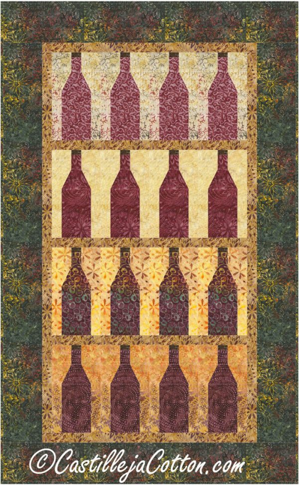 Wine Cellar Quilt Pattern CJC-4997w  - Wholesale Product Online Sale