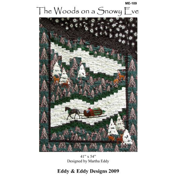 The Woods on a Snowy Eve Quilt Pattern ME-109w  - Wholesale Product For Sale