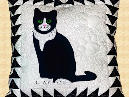 Tuxedo Cat Pillow Pattern PPP-046w  - Wholesale Product Sale