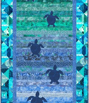 Turtles to the Sea Wall Hanging or Runner Pattern CJC-56131w  - Wholesale Product Sale