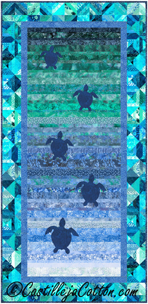 Turtles to the Sea Wall Hanging or Runner Pattern CJC-56131w  - Wholesale Product Sale