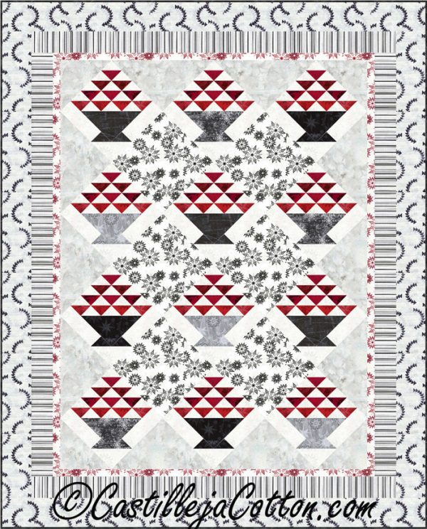 Baskets Quilt Pattern CJC-4970 - Paper Pattern Online