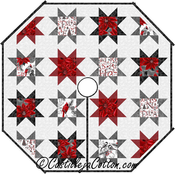 Variable Star Tree Skirt Pattern CJC-54052w  - Wholesale Product For Sale