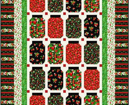 Strawberry Jars Quilt Pattern CJC-56351w  - Wholesale Product For Sale