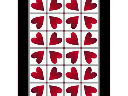 Twisting Hearts Quilt Pattern CJC-55372w  - Wholesale Product For Cheap