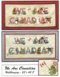 We Are Canadian Wall Hanging Pattern HBH-128w  - Wholesale Product on Sale