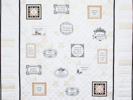 Words of Wisdom Quilt Pattern PC-155w  - Wholesale Product Discount