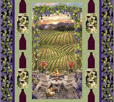 Wine Country Quilt Pattern CJC-59261w  - Wholesale Product Cheap