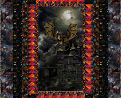 Dragon Twin Quilt Pattern CJC-59282 - Paper Pattern Cheap