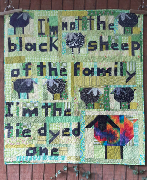 Tie Dyed Sheep Quilt Pattern AEQ-82w  - Wholesale Product Online now