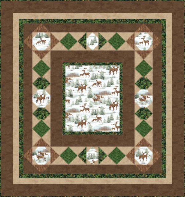 Walk Through the Snowy Woods Quilt Pattern BS2-327w  - Wholesale Product For Discount