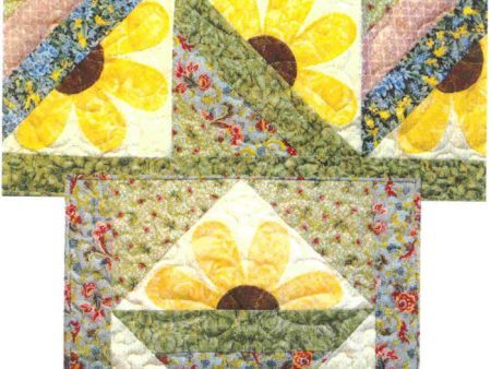 Tipsy Sunflowers Table Set Pattern CTG-128w  - Wholesale Product Online Sale