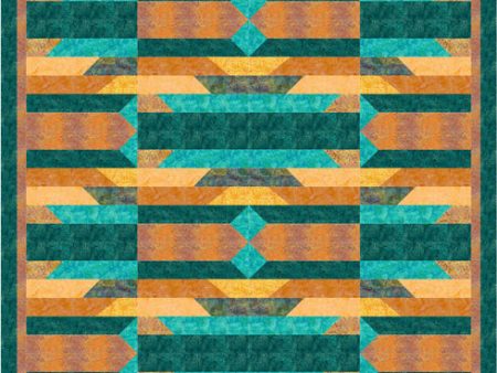 Turquoise Treasure Quilt Pattern PS-1003w  - Wholesale Product Fashion