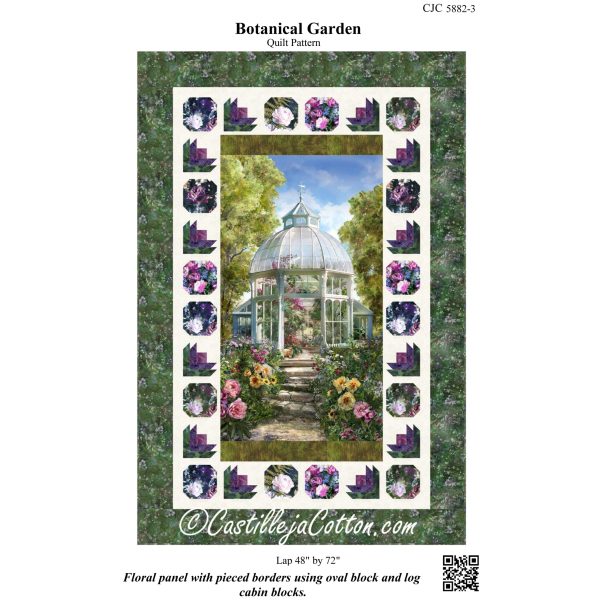 Botanical Garden Quilt Pattern CJC-58823 - Paper Pattern Cheap