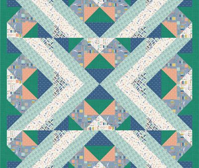 Teal a Point is Made Quilt Pattern PS-973w  - Wholesale Product For Cheap