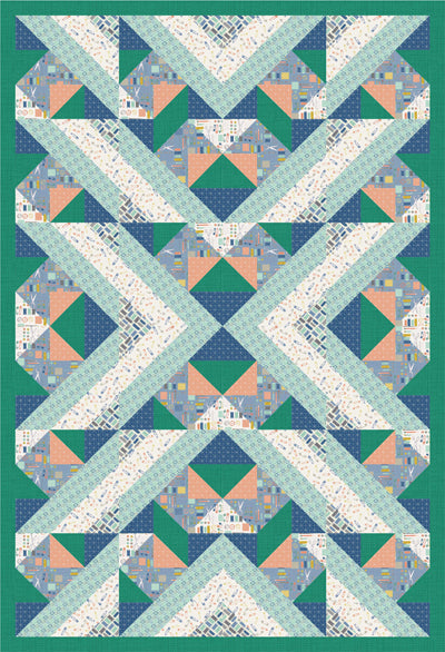 Teal a Point is Made Quilt Pattern PS-973w  - Wholesale Product For Cheap