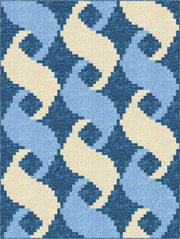 Torque Quilt Pattern QN-042w  - Wholesale Product For Cheap