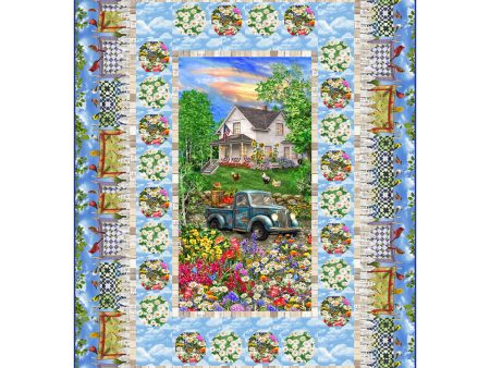 Summer Flowers Quilt Pattern CJC-55681w  - Wholesale Product For Discount