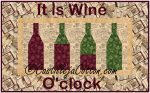 Wine O Clock Quilt Wall Hanging Pattern CJC-49982w  - Wholesale Product Supply