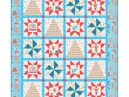 Starry Circus Quilt Pattern CJC-59471 - Paper Pattern Supply