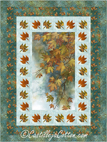 Autumn Leaves Splendor Quilt Pattern CJC-55252 - Paper Pattern Online Hot Sale