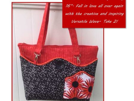 Versatile Wave Take 2 Purse Pattern RAS-013w  - Wholesale Product Online now