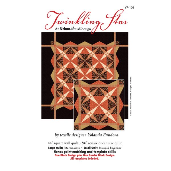 Twinkling Star Quilt Pattern YF-103w  - Wholesale Product on Sale