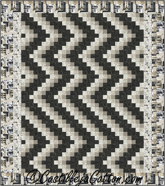 Zig Zag Queen Quilt Pattern CJC-53411w  - Wholesale Product Sale