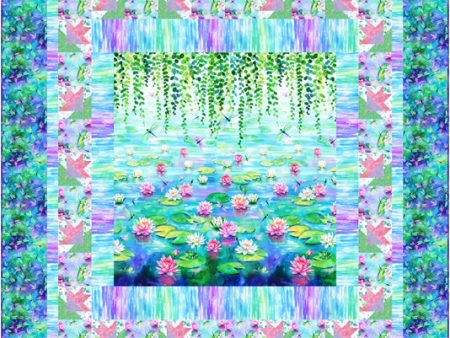 Waterlilies Queen Quilt Pattern CJC-57882w  - Wholesale Product Online now