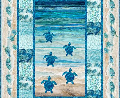 Turtles Leaving the Bay Quilt Pattern CJC-56891w  - Wholesale Product For Discount