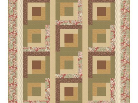 Topsy Turvy Cabins Quilt Pattern CTG-161w  - Wholesale Product Discount