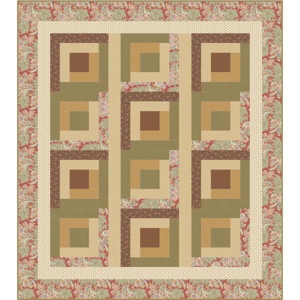 Topsy Turvy Cabins Quilt Pattern CTG-161w  - Wholesale Product Discount