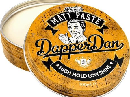 Dapper Dan Matt Paste Stiprios fiksacijos, matinė plaukų modeliavimo pasta, 100 ml For Discount