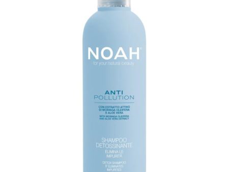 Noah Anti Pollution Detox Shampoo Valomasis-drėkinamasis šampūnas su alijošiaus ir aliejinės moringos ekstraktais, 250ml Hot on Sale